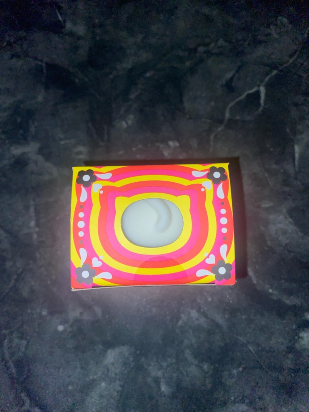NeeDoh Glow In The Dark Sugar Skull Cats, Pink - Picture 7 of 8